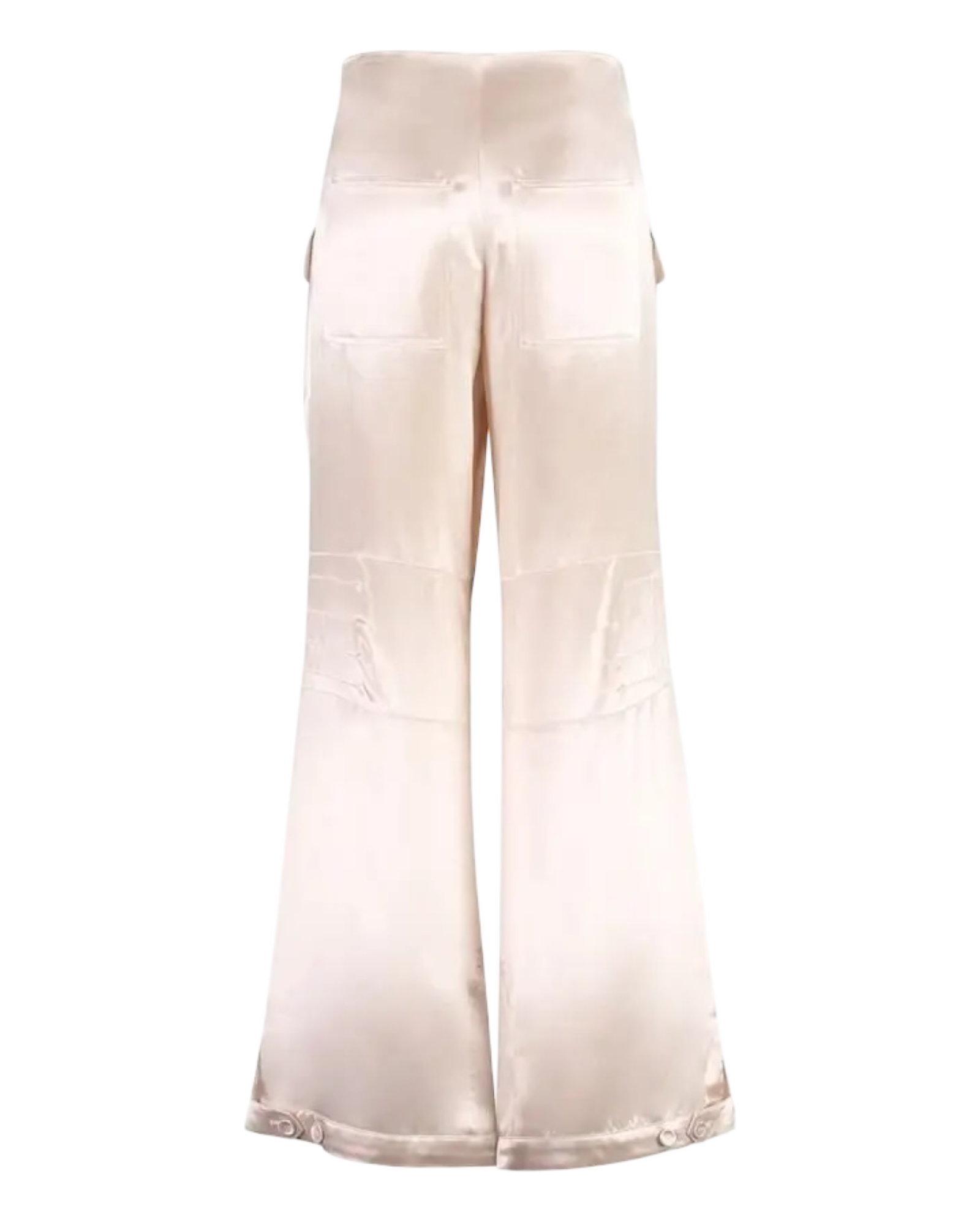 Fendi Buckled Satin Cargo Pants