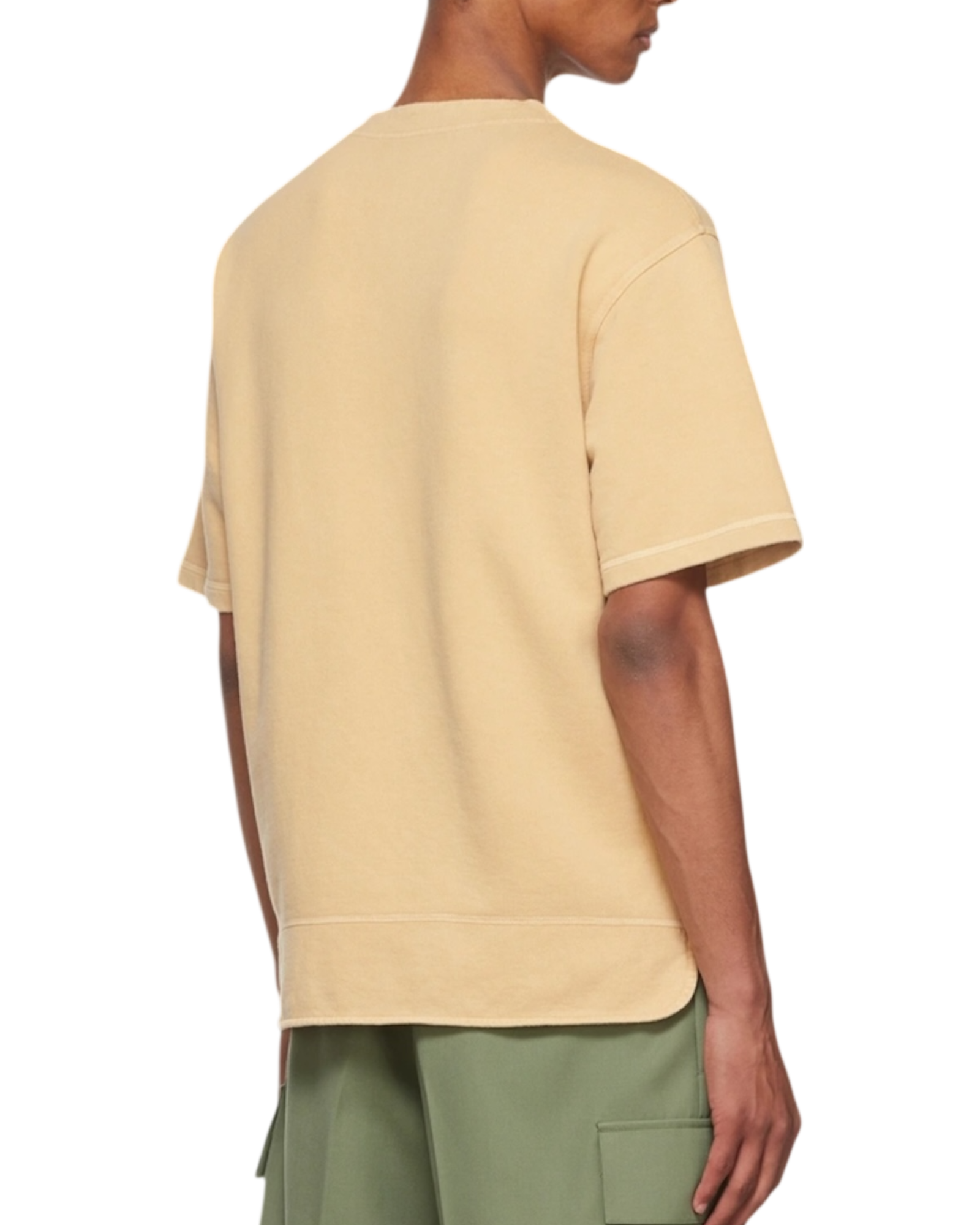 Jil Sander Zipped Patch Pocket Crewneck Shirt