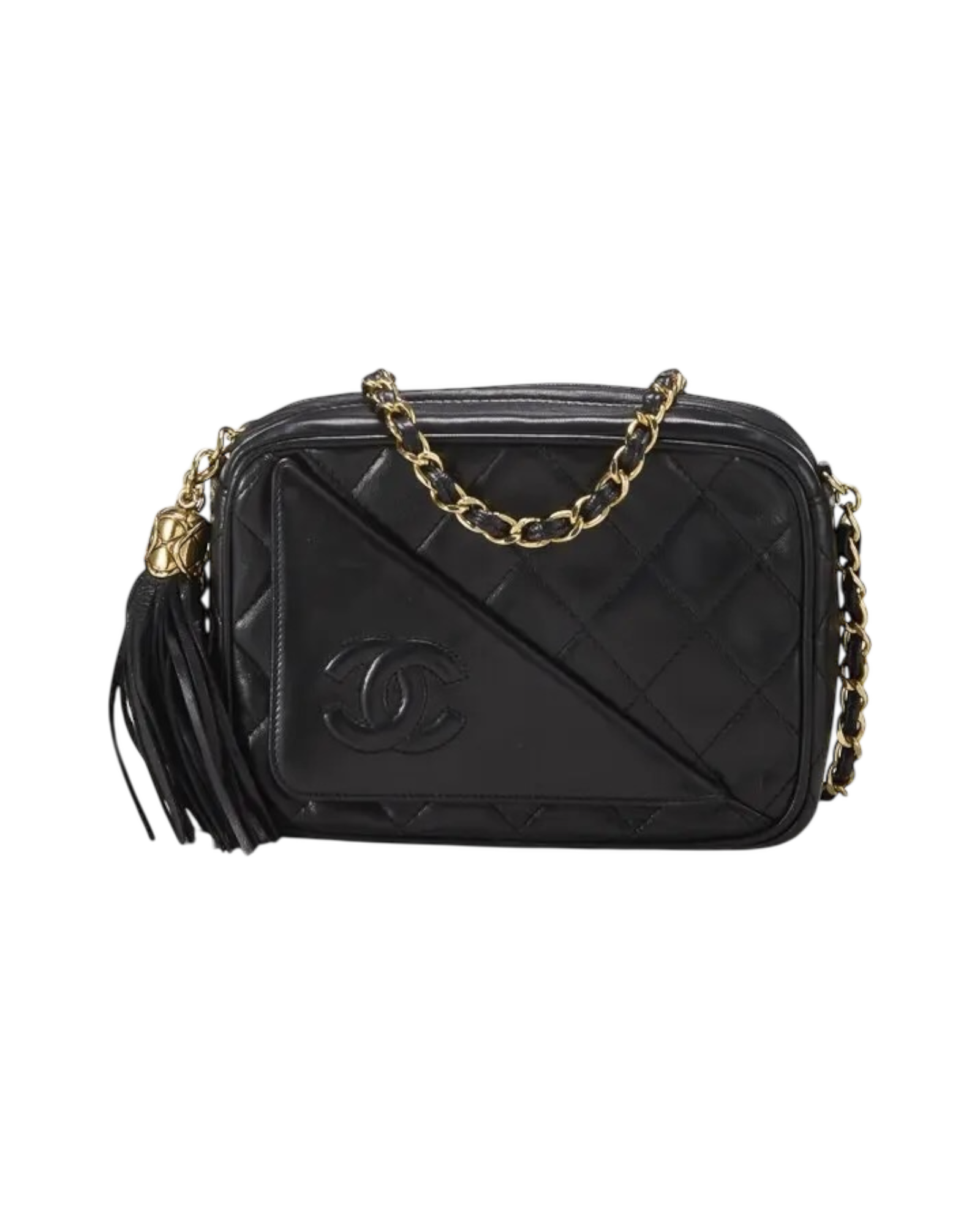 Chanel 1989-1991 Inrerlocking CC Camera Bag