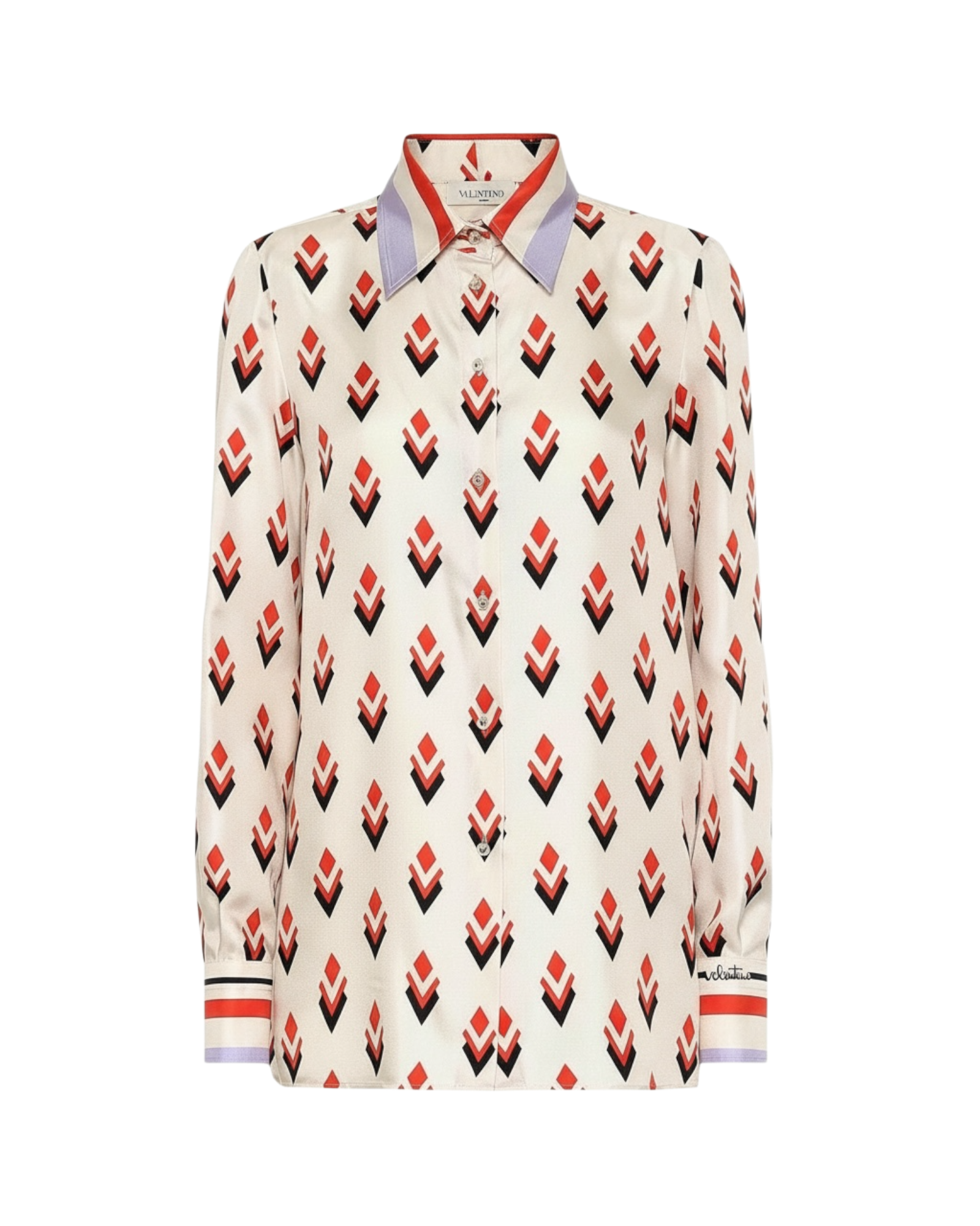 Valentino Ceramic Print Blouse