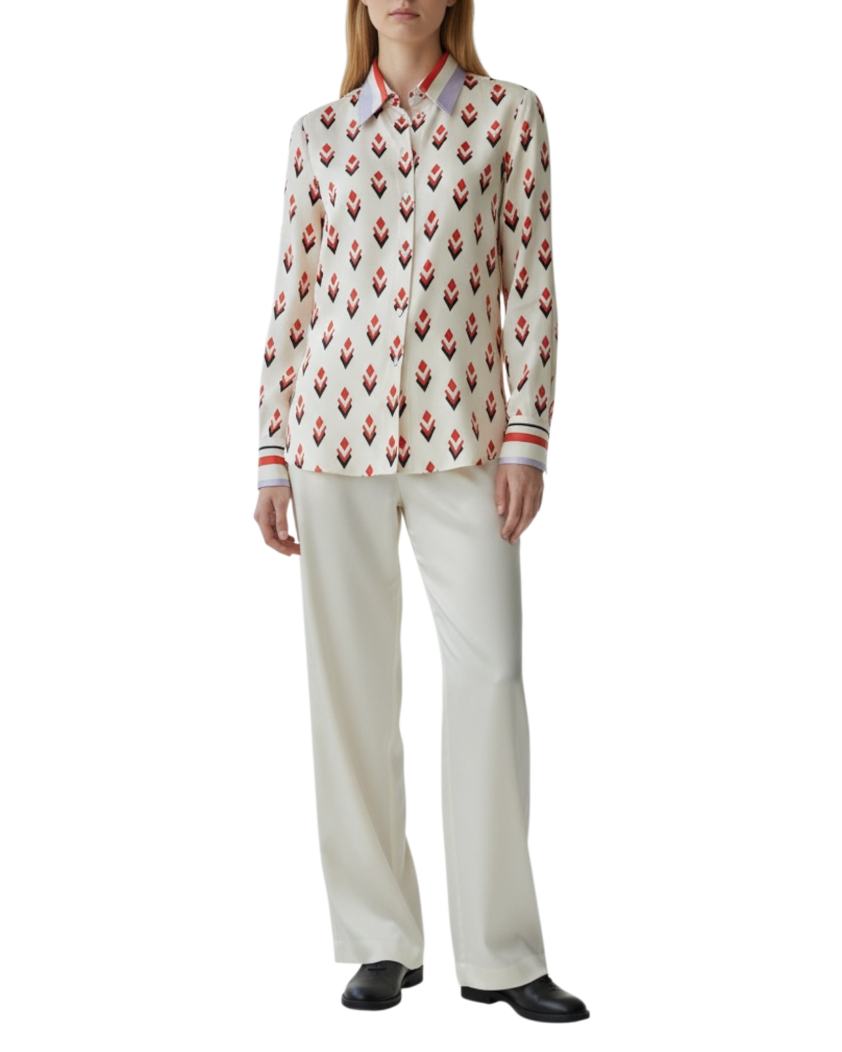 Valentino Ceramic Print Blouse