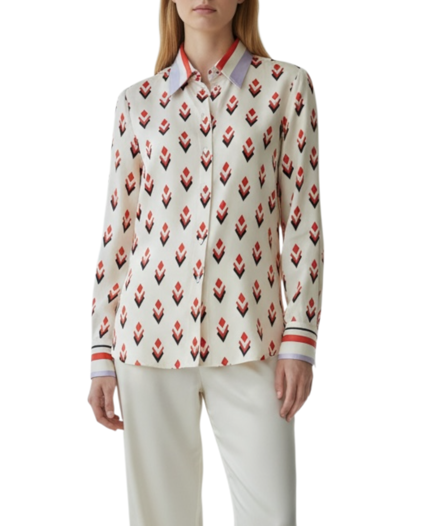 Valentino Ceramic Print Blouse