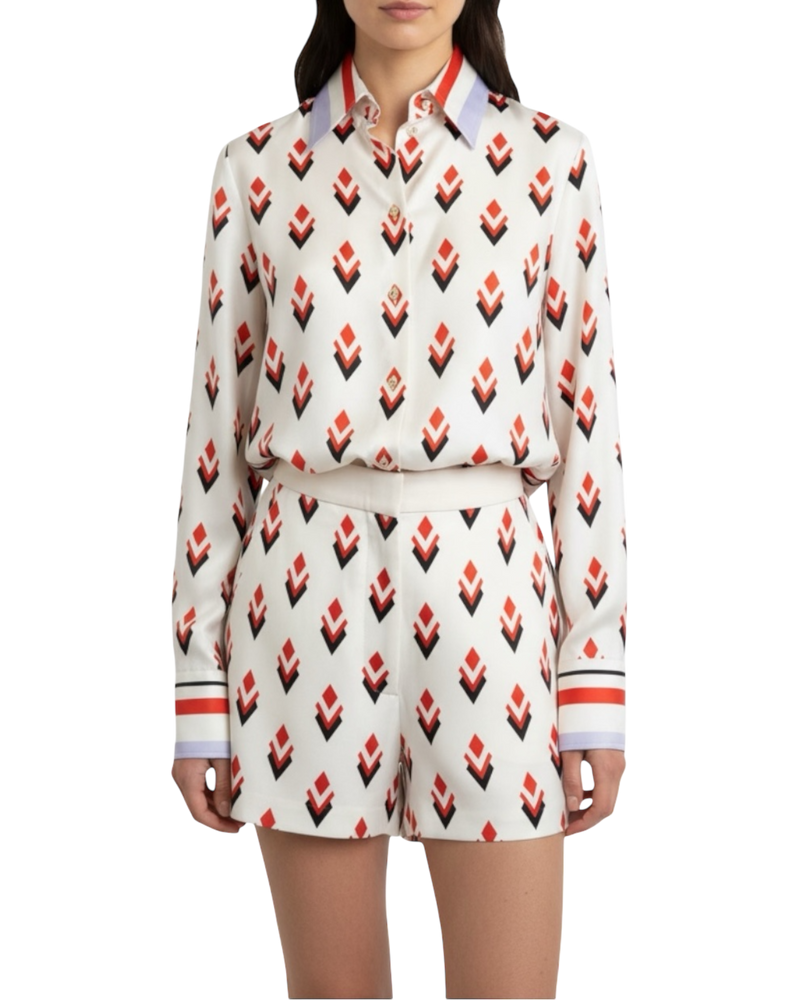 Valentino Ceramic Print Shorts