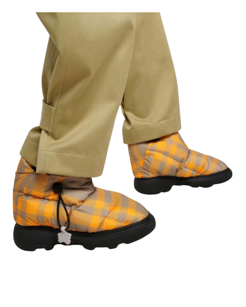 Burberry Pillow Boots in Hunter Check