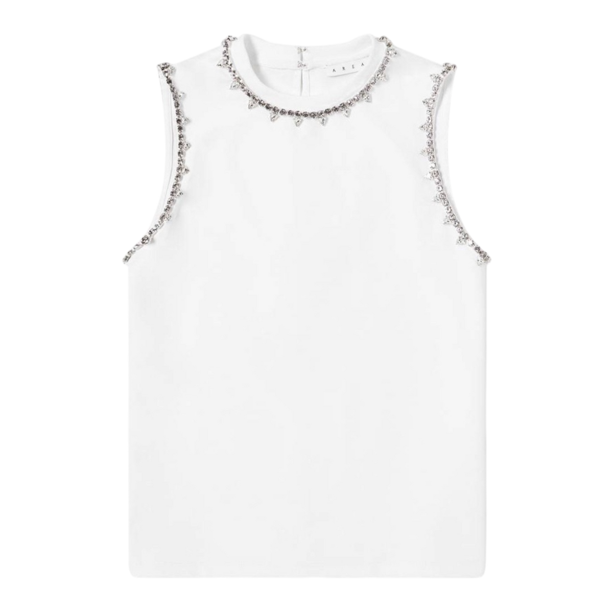 AREA Crystal Trim Muscle Top