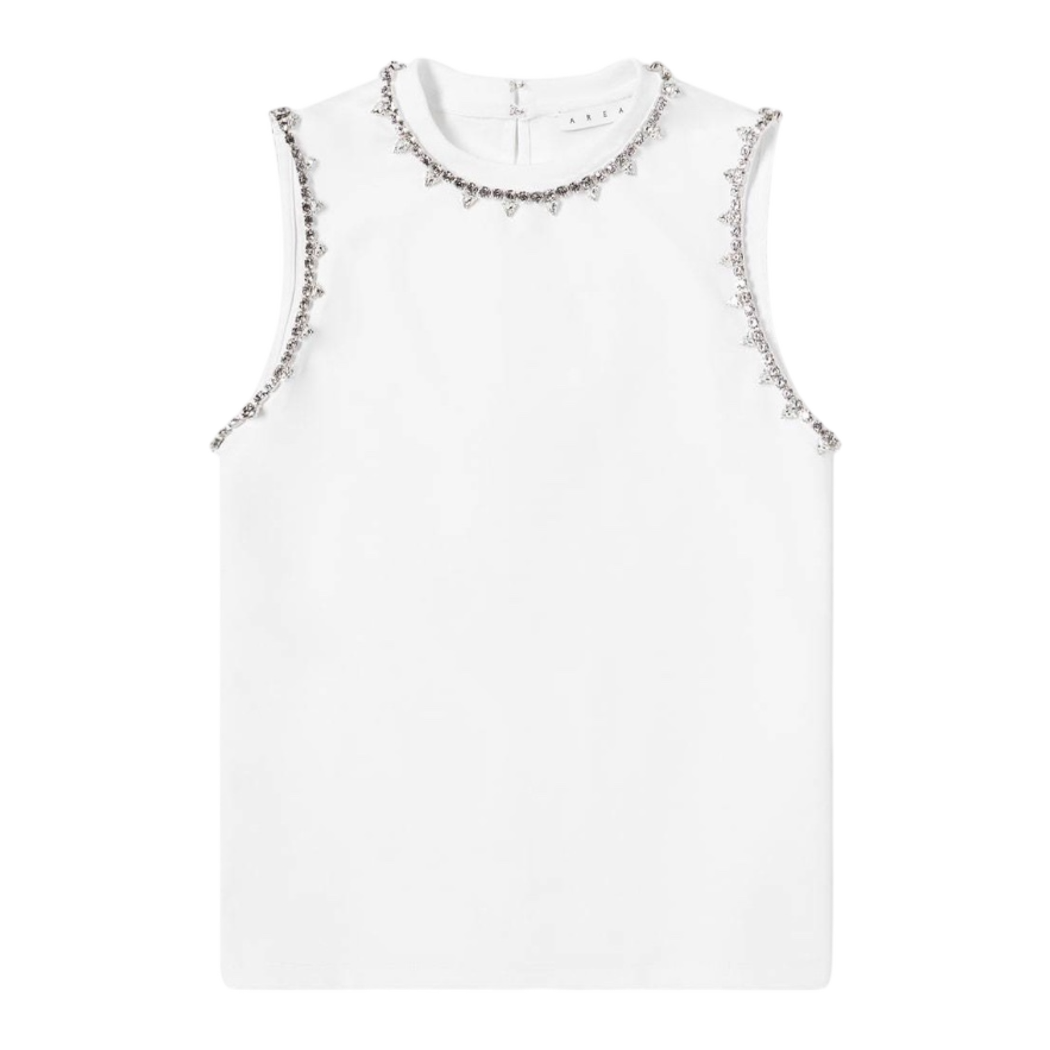 AREA Crystal Trim Muscle Top