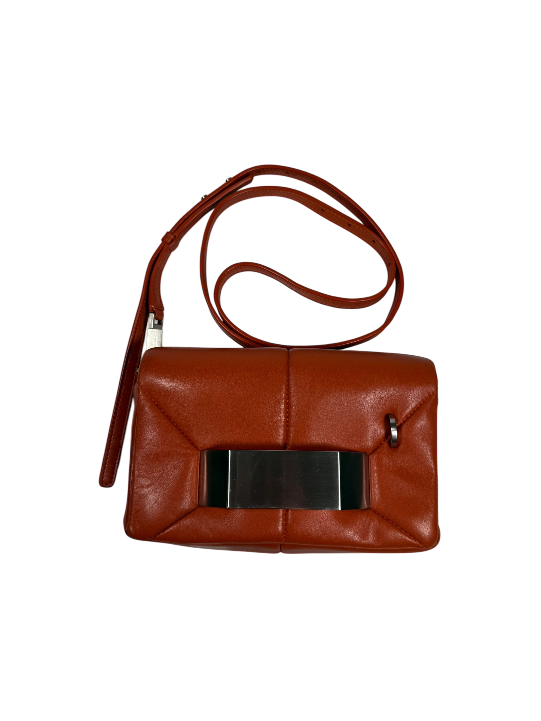 Rick Owens Griffin Leather Messenger Bag