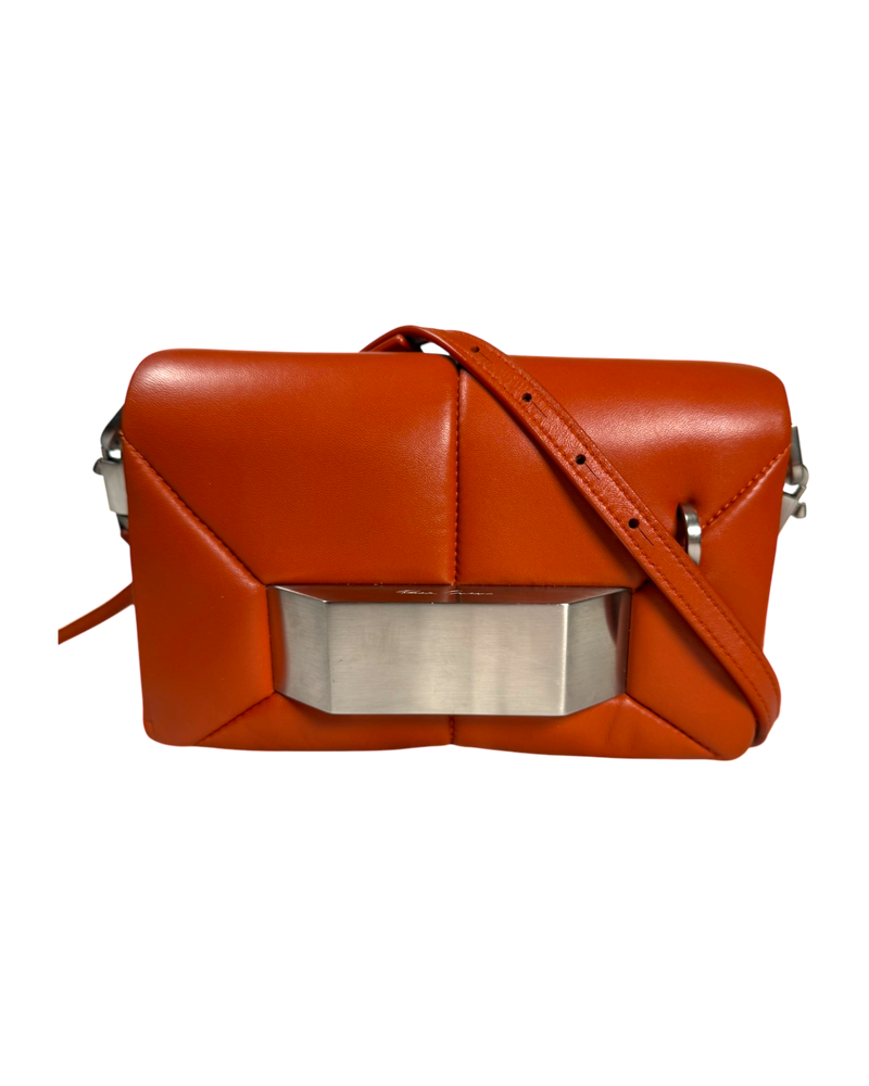 Rick Owens Griffin Leather Messenger Bag
