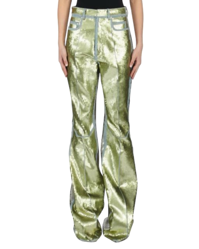Rick Owens Bolan Sequined Bootcut Pants