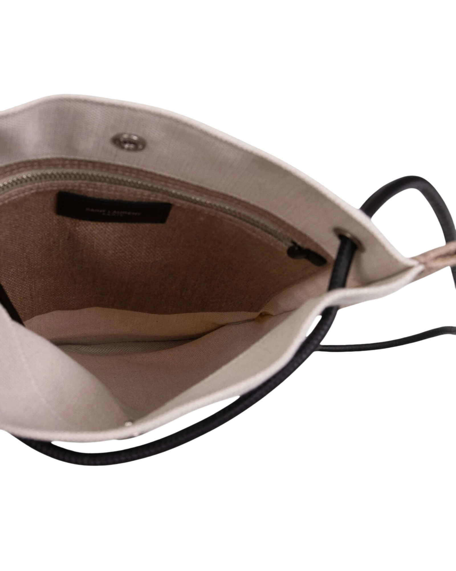 Saint Laurent Université Flat Bag in Linen