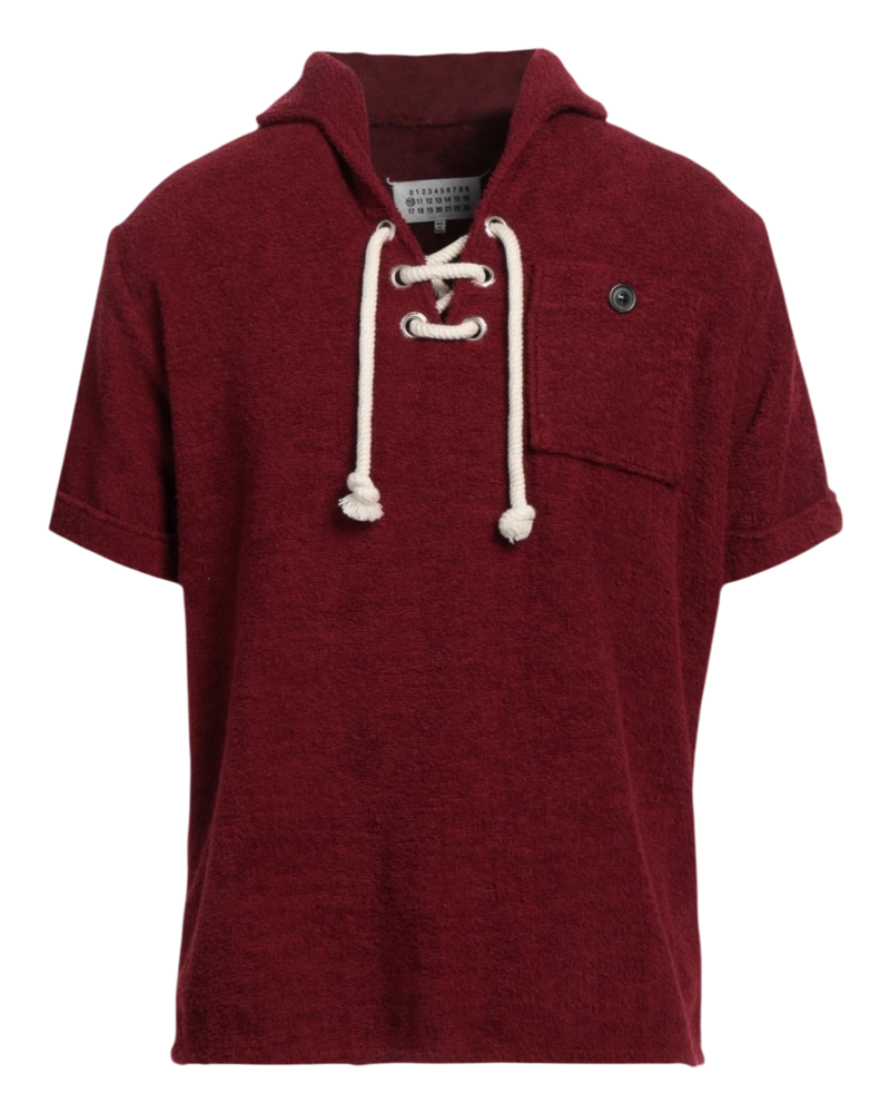 Maison Margiela Drawstring Short Sleeved Polo Shirt