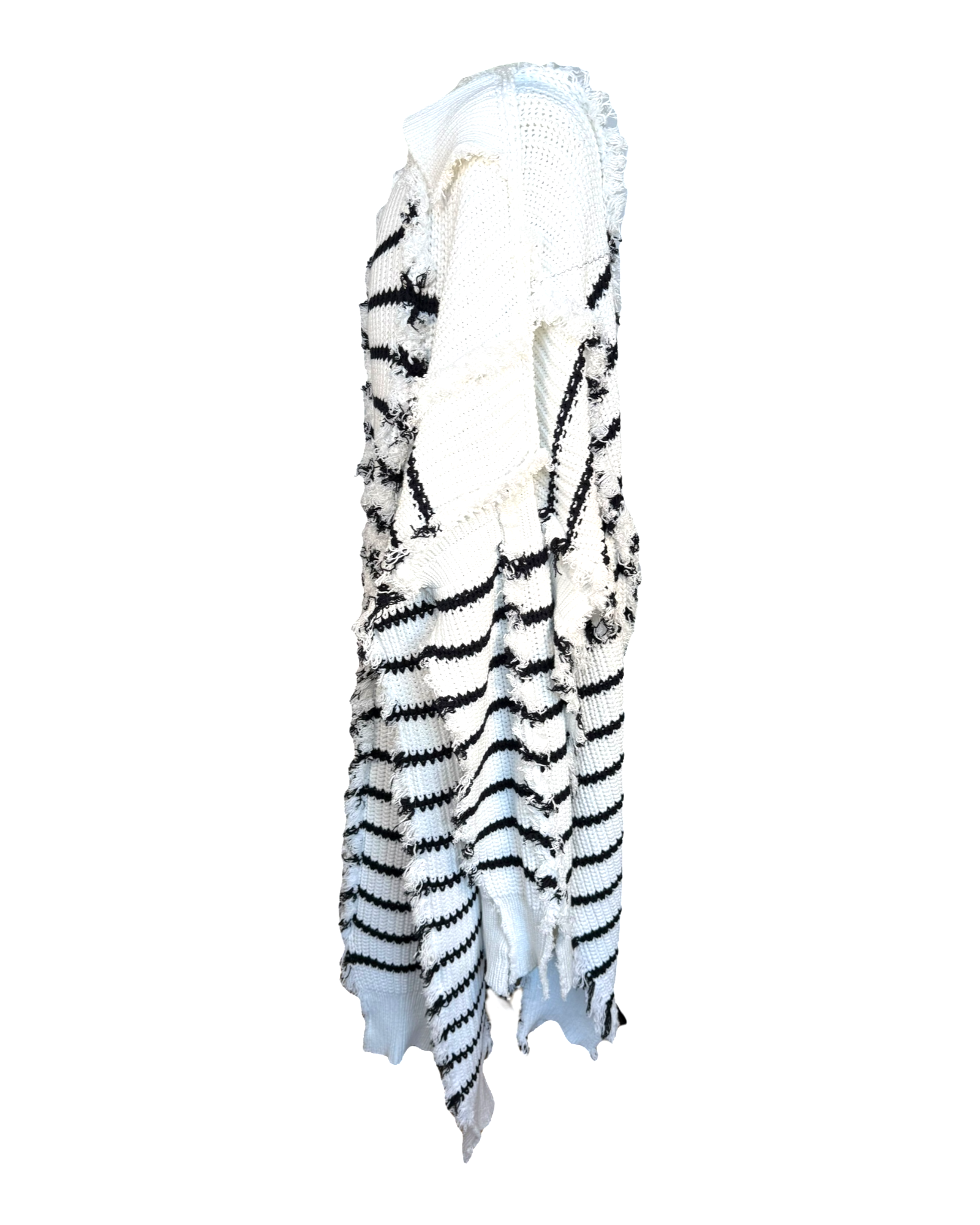 Marni Striped Knitted Cape