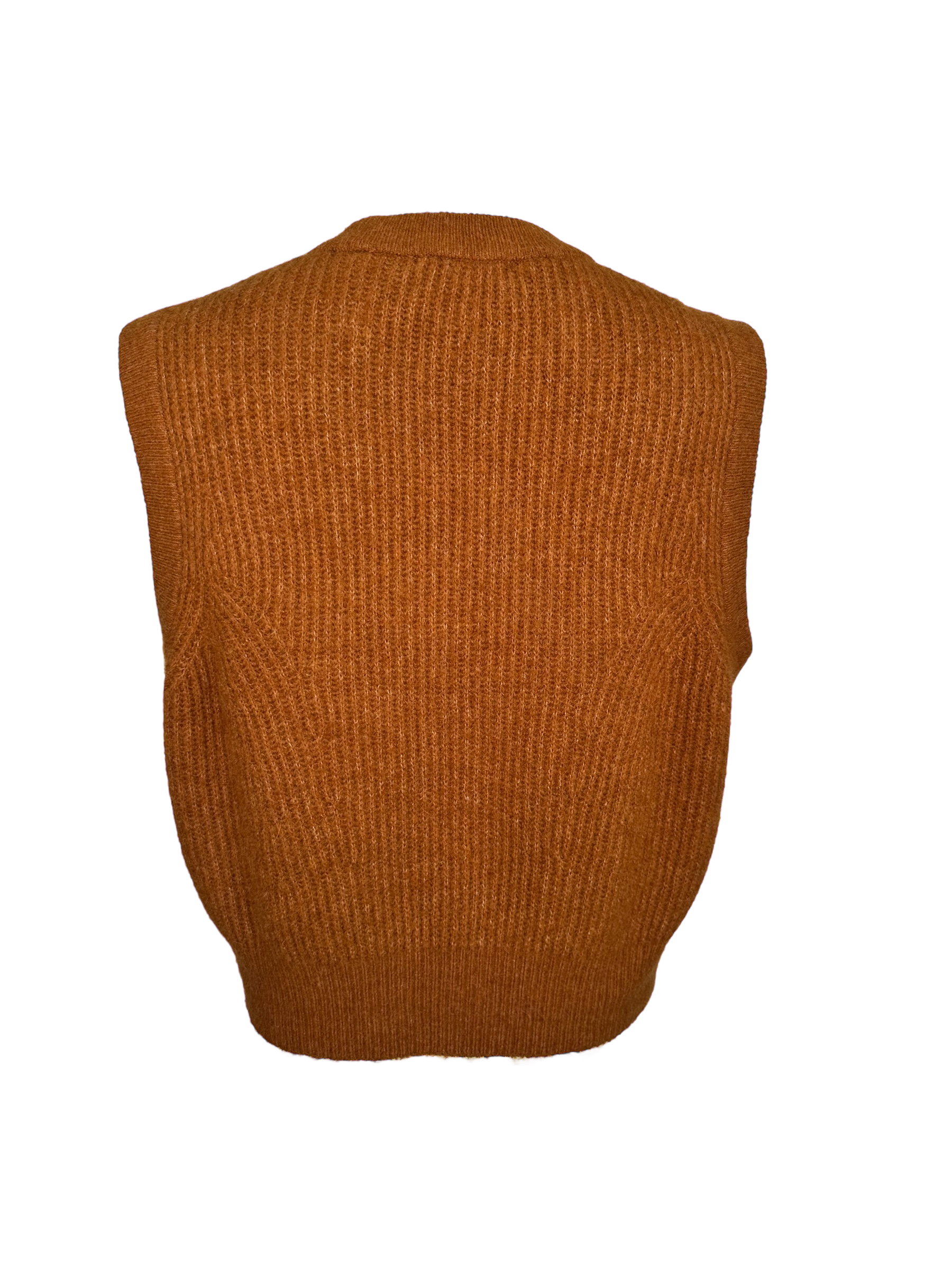 SCOTCH AND SODA LARGE CROPPED SLEEVELESS SWEATER