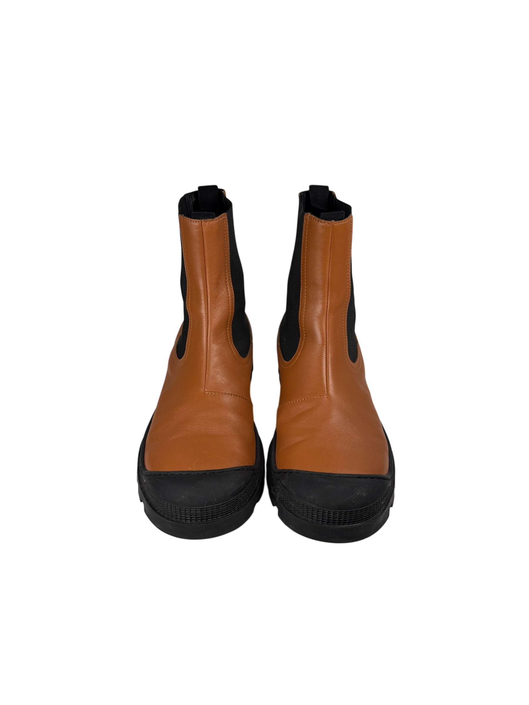 Loewe Two-Tone Lug Sole Chelsea Boots