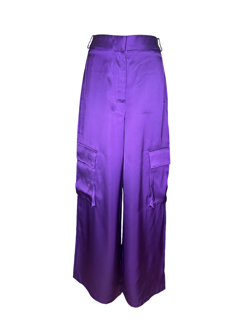 Versace Purple Cargo Pants