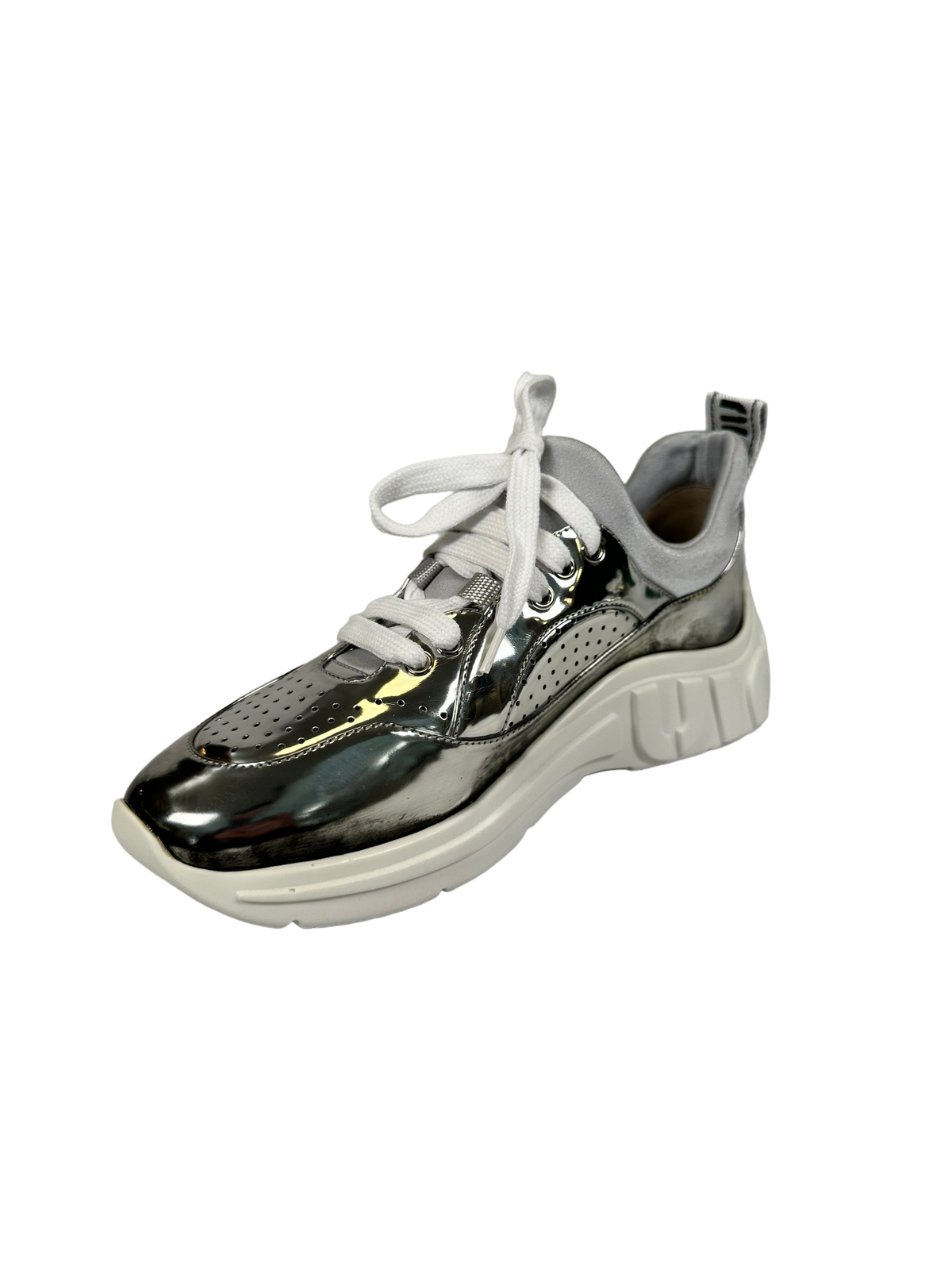 MIU MIU TECHNICAL METAL RUNNING SNEAKERS