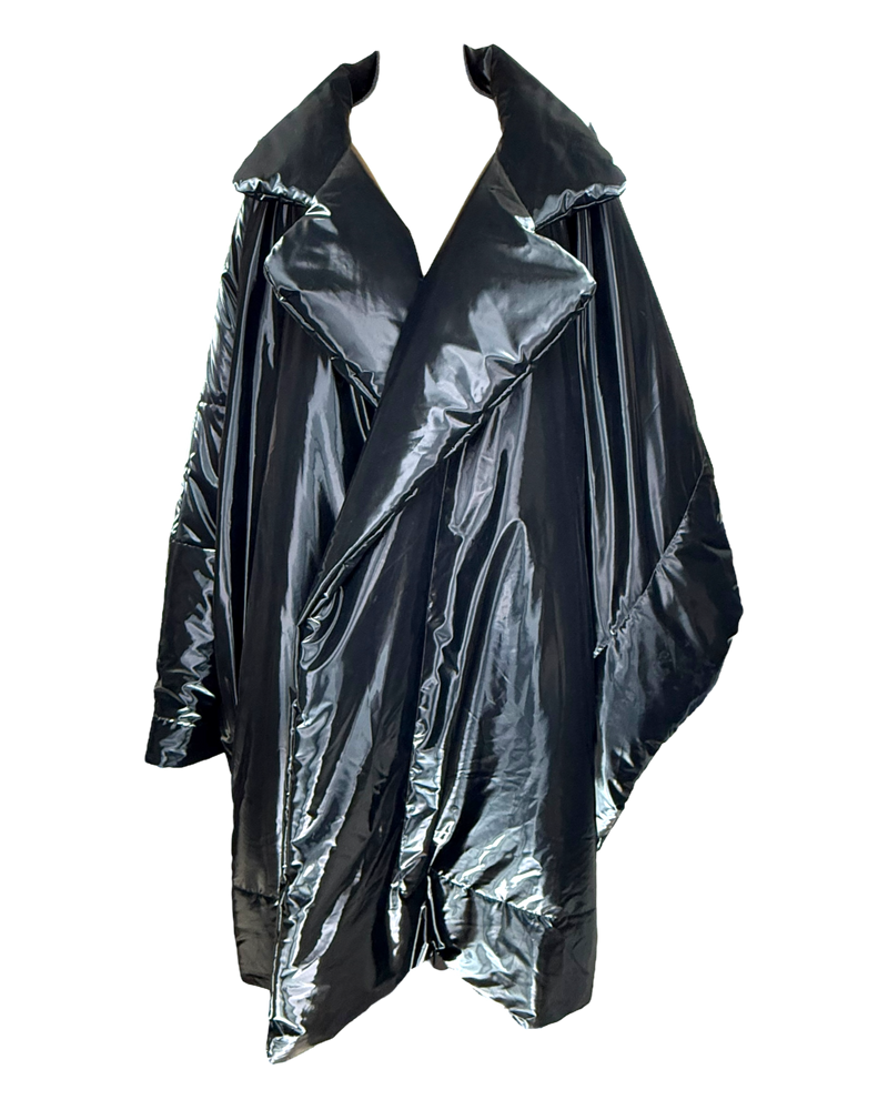 Saint Laurent Lacquered Effect Oversized Jacket