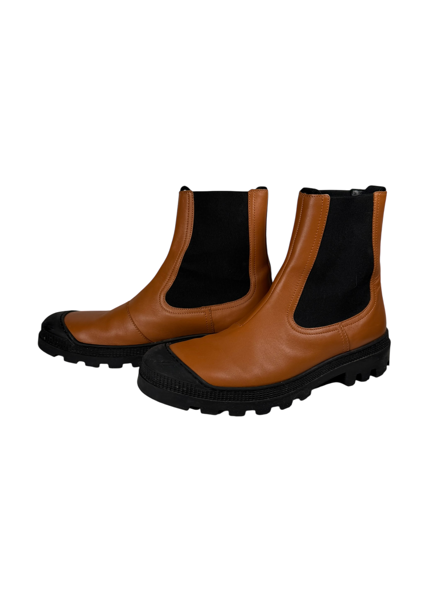 Loewe Two-Tone Lug Sole Chelsea Boots