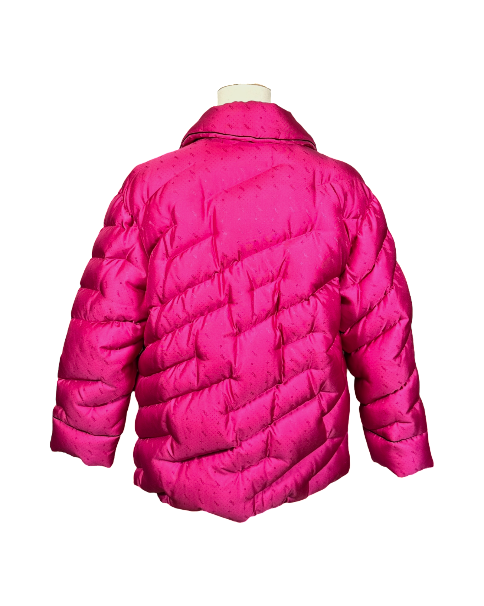 Fendi Down Jacket in Raspberry