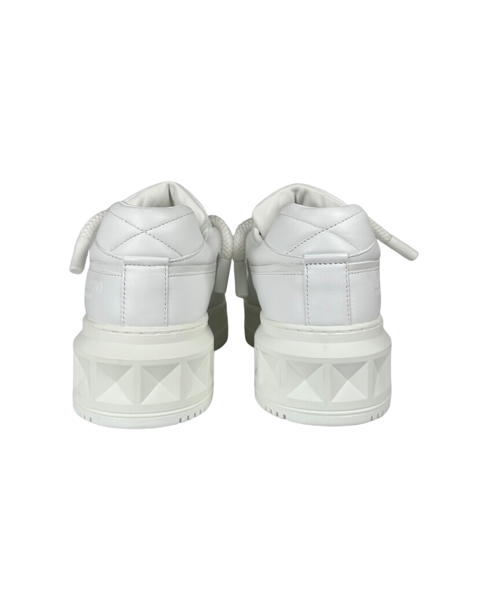 Valentino One Stud Sneakers in White
