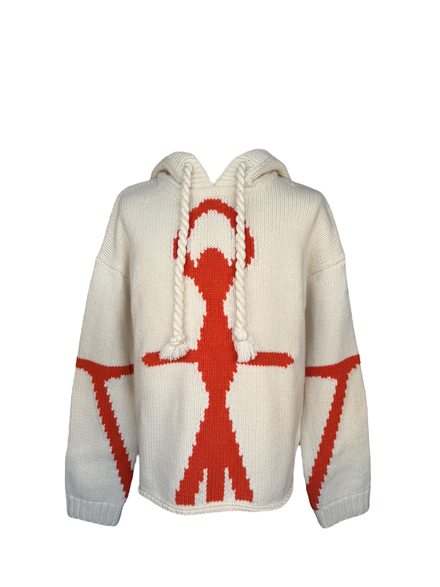 JW Anderson Anchor Logo Merino Hoodie