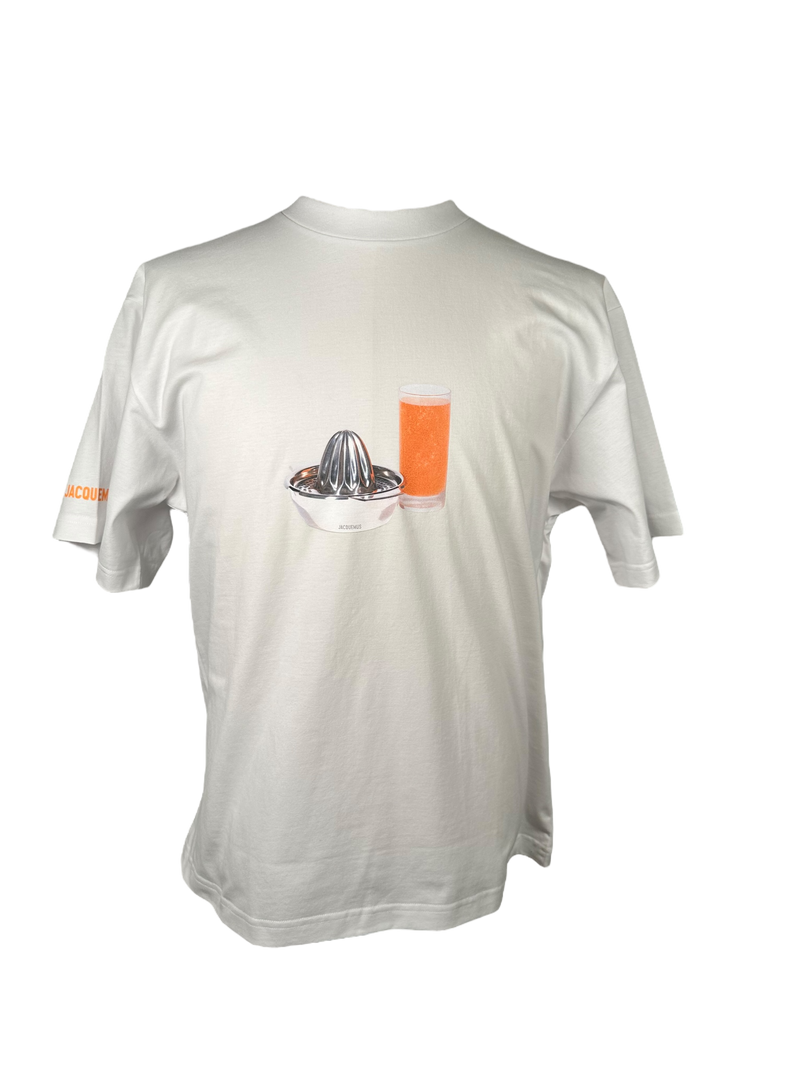 JACQUEMUS ORANGE JUICE PRINT T SHIRT