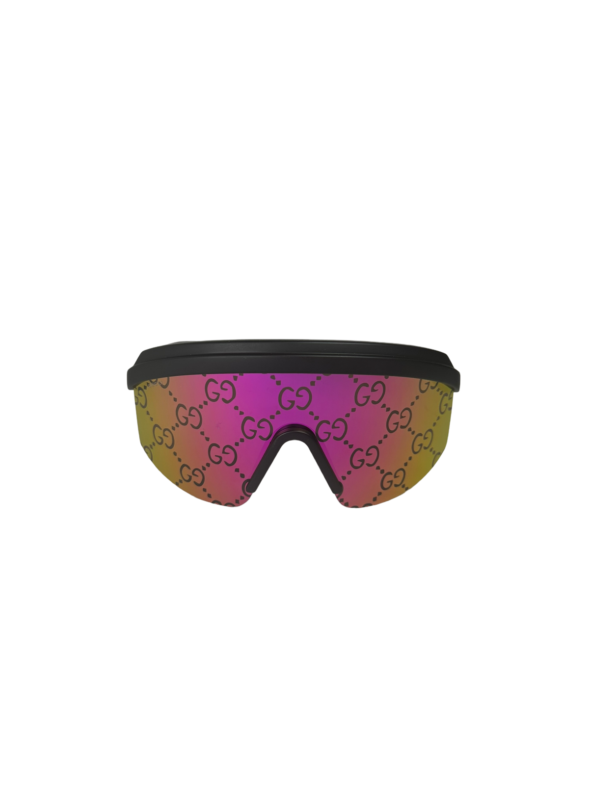 Gucci Oversized Wrap Shield Sunglasses