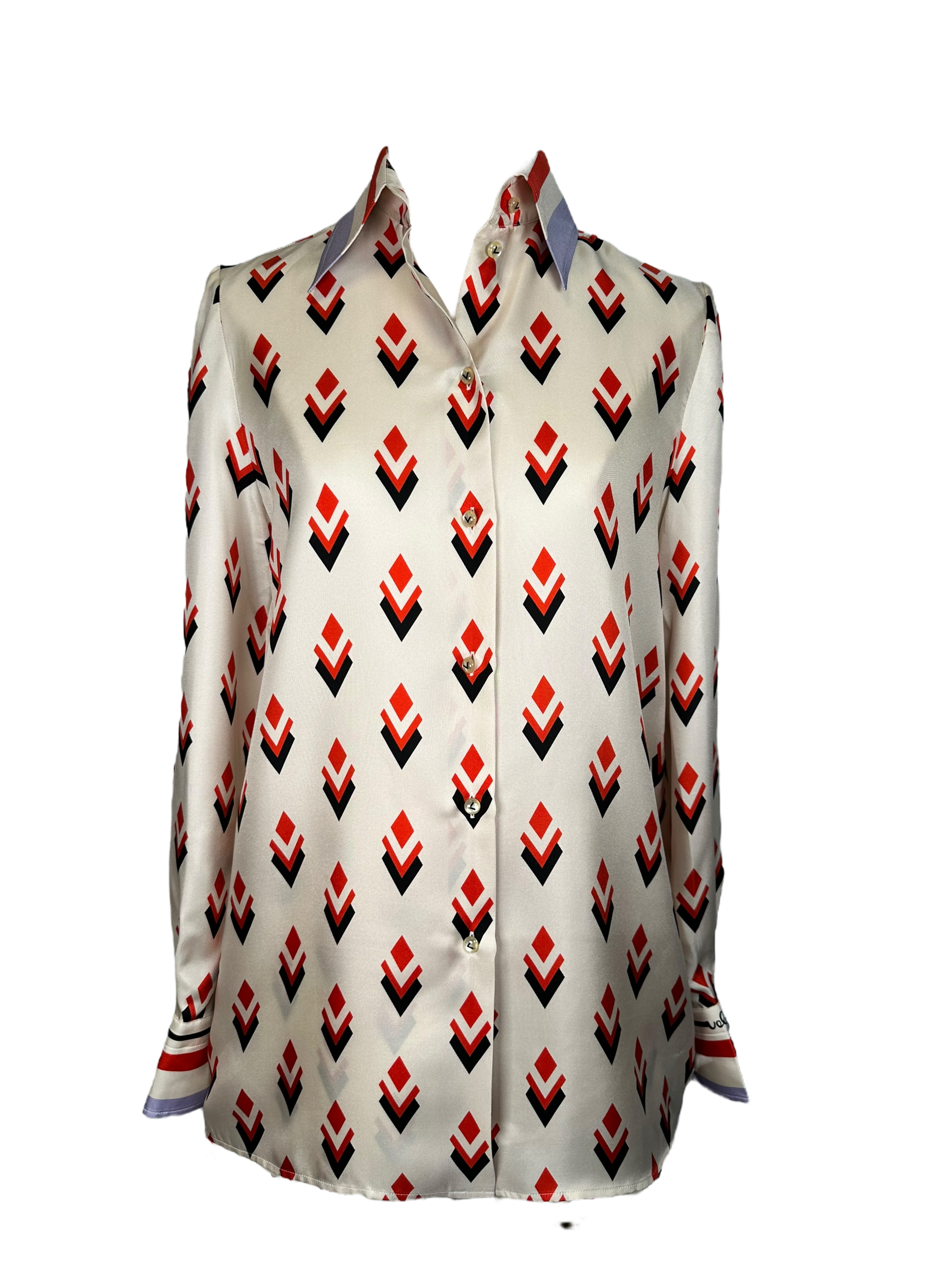 Valentino Ceramic Print Blouse