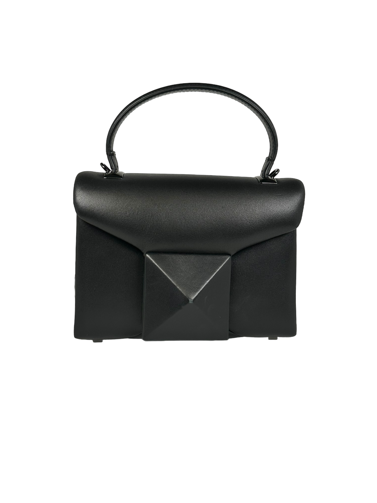 Valentino One Stud Mini Top Handle Bag in Black