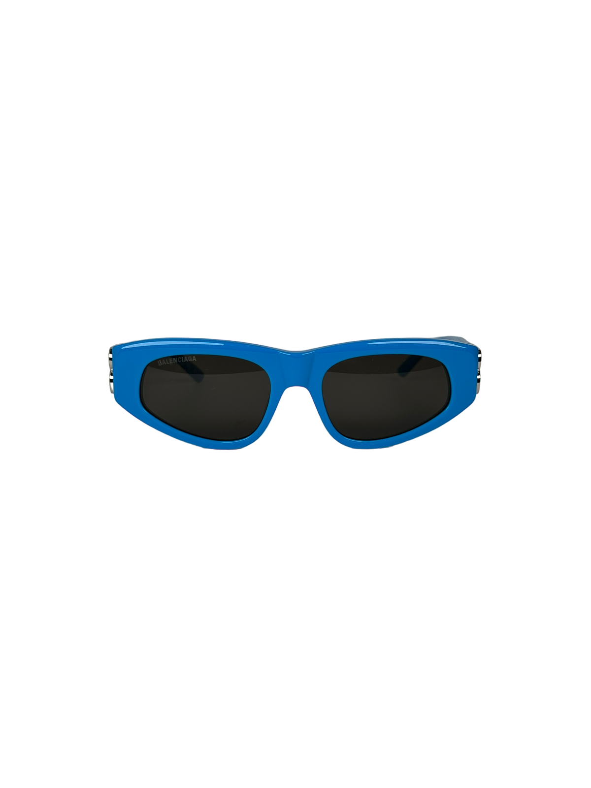 Balenciaga Dynasty BB0095S 011 Blue Silver Grey Lens