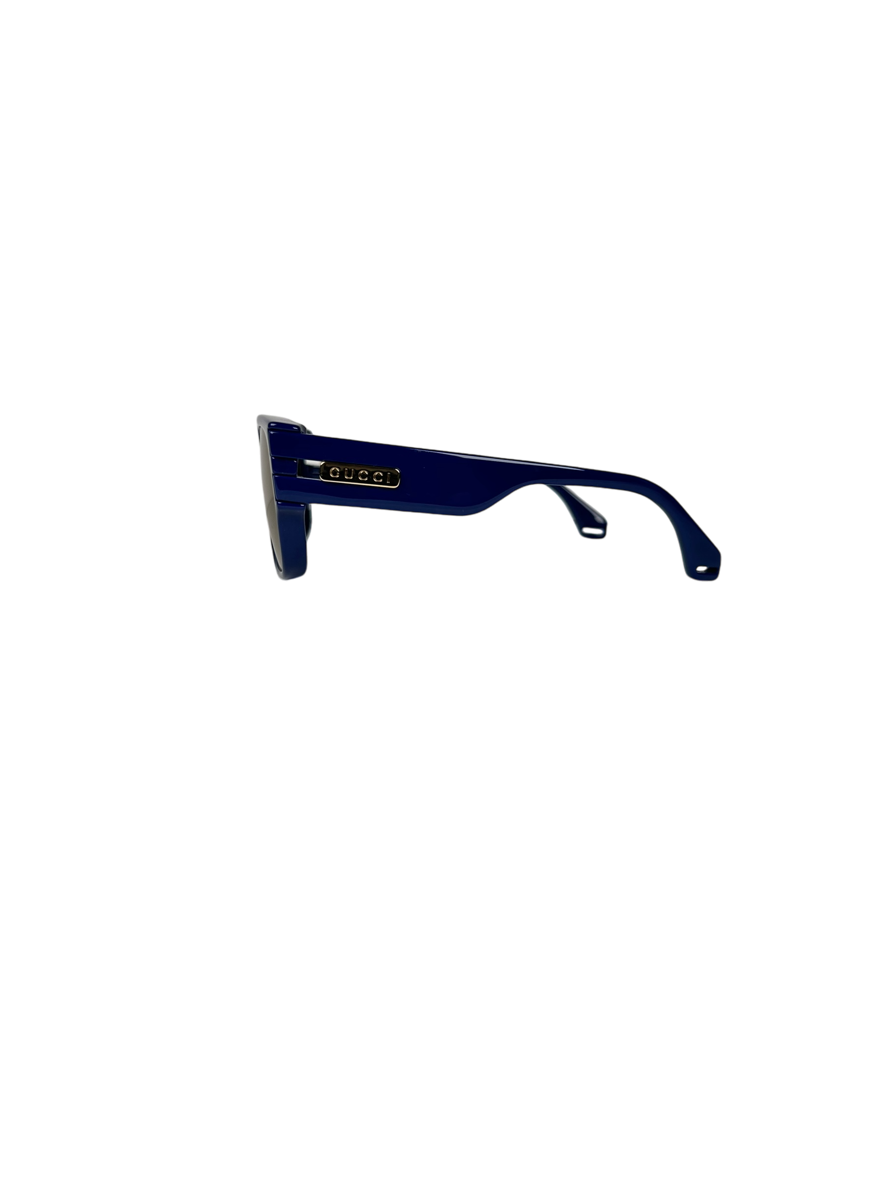 GUCCI BLUE SQUARE SUNGLASSES