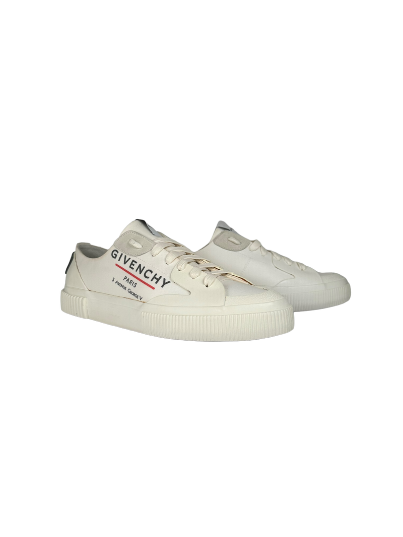 Givenchy Address Logo Print Sneakers