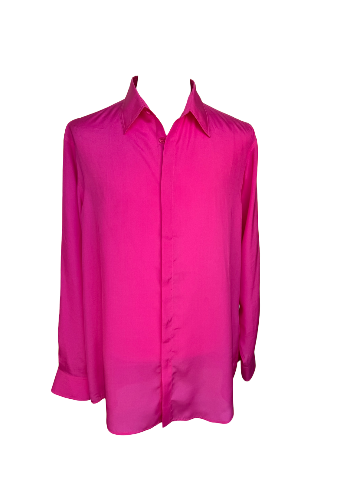 Valentino PP Pink Collection Silk Shirt