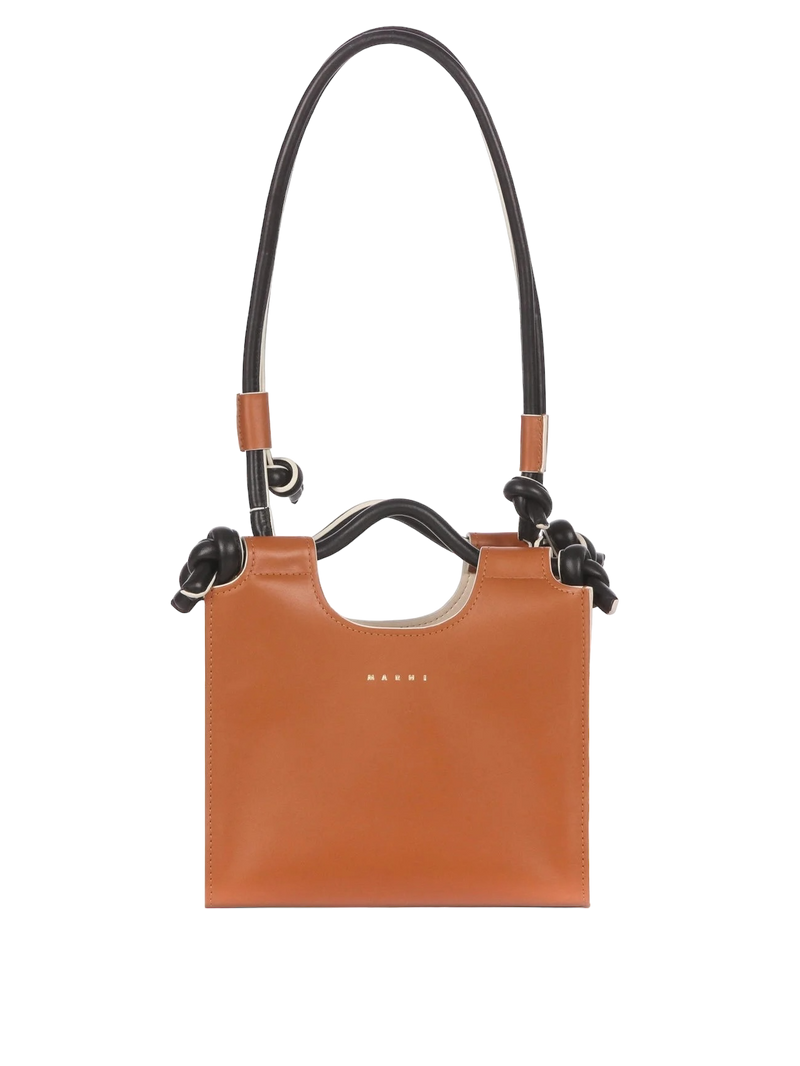 Marni Marcel Knot Tote Bag in Brown