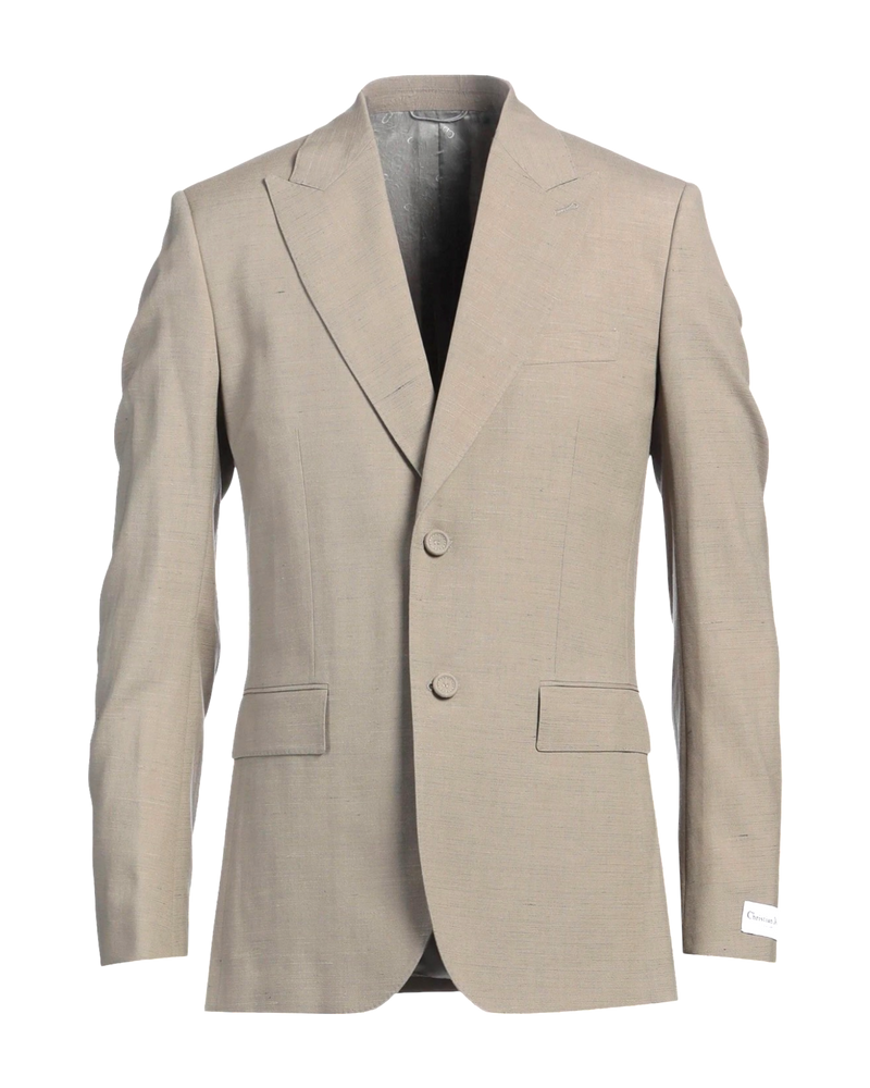 Dior Homme Wool Linen Jacket in Sand