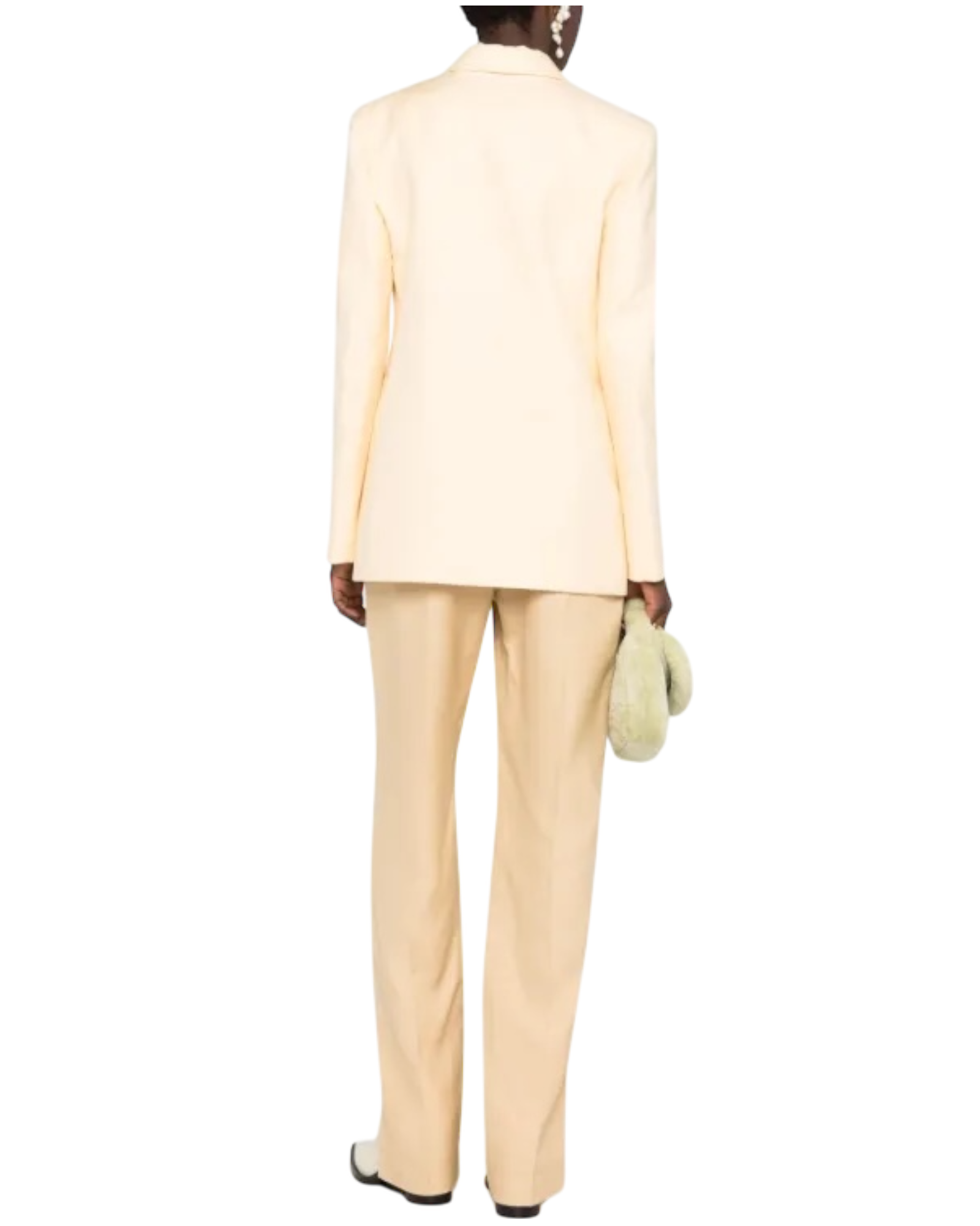 Jil Sander Techno-Gabardine Tailored Jacket – Champagne