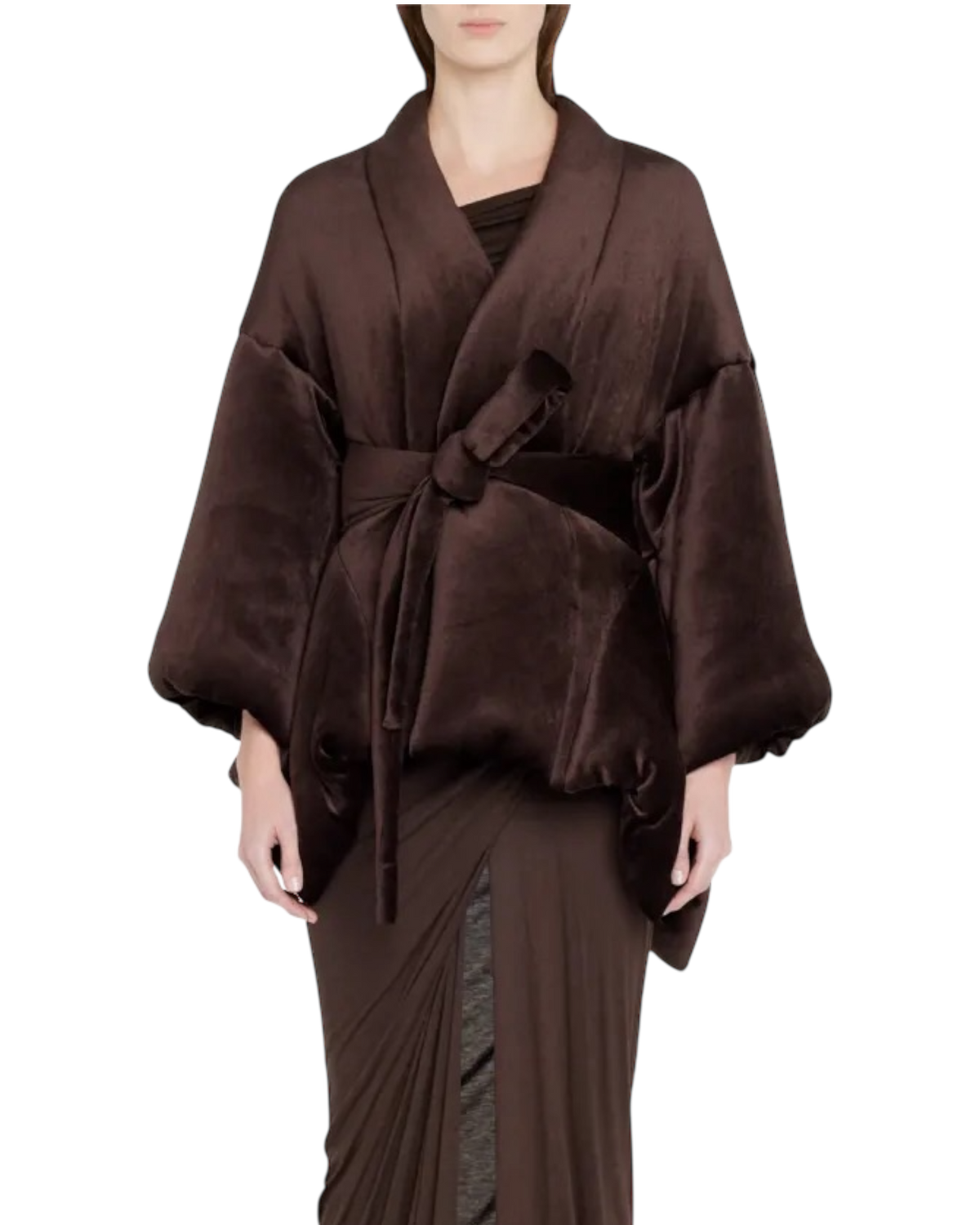Rick Owens Lilies Velour Tommywing Jacket