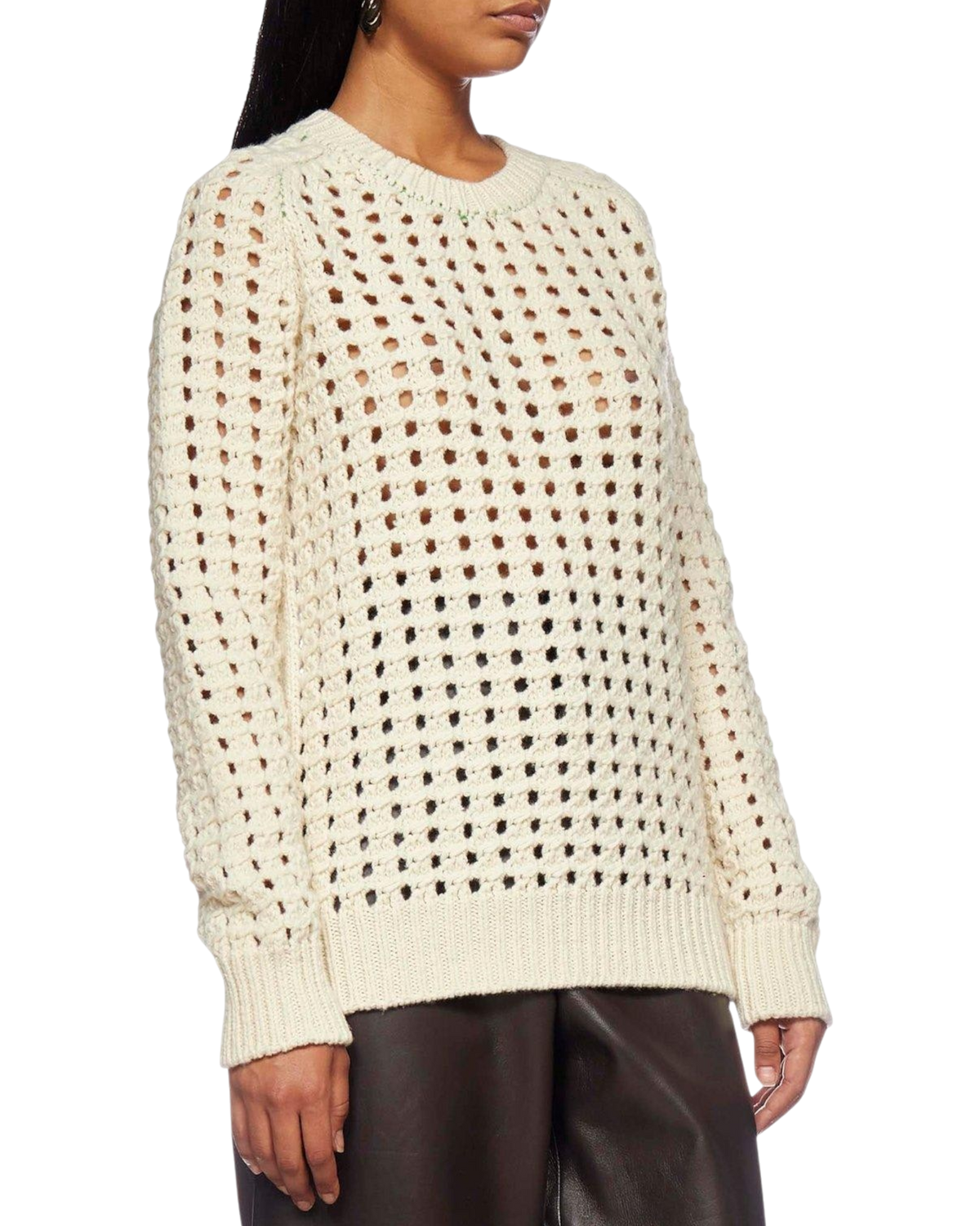 Bottega Veneta Open-Knit Crewneck Jumper