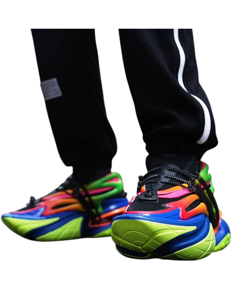 Balmain Multicolor Low-Top Unicorn Sneakers